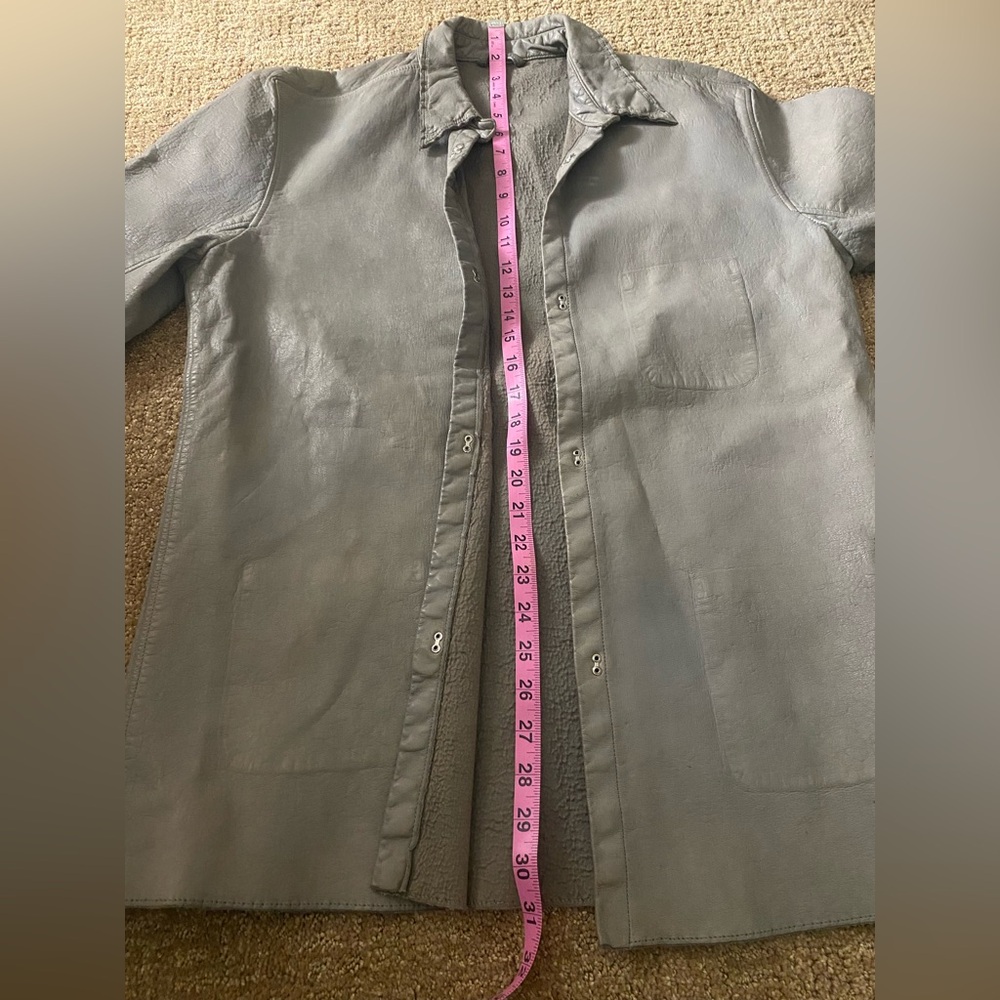 Made in Japan genuine leather shirt jacket - Picture 9 of 10